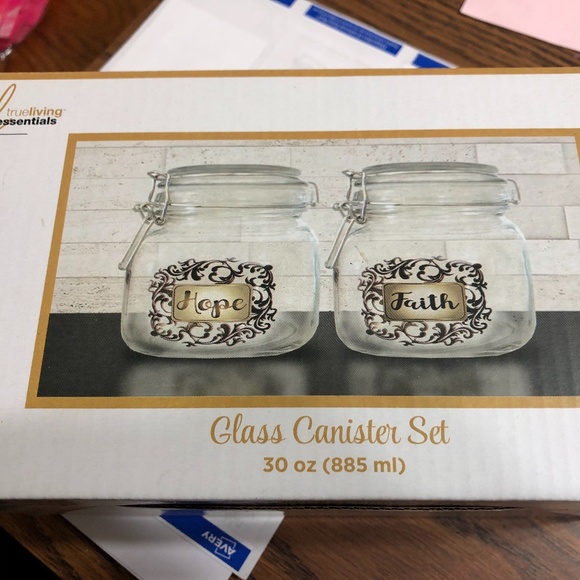 True Living Other - Glass Canister set